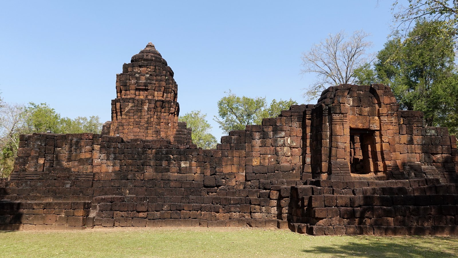 Ruines khmères du parc historique de Mueang Sing à Kanchanaburi, en Thaïlande