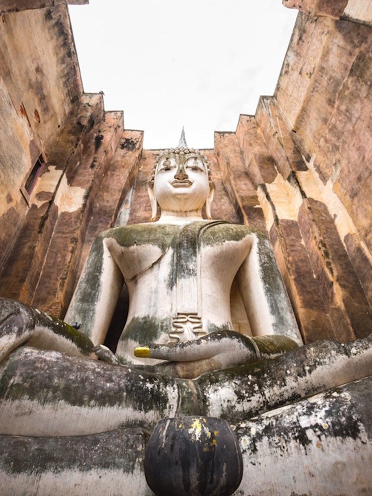 Parc historique de Sukhothaï, ancienne capitale du royaume de Siam et site classé au patrimoine mondial de l’UNESCO, Thaïlande